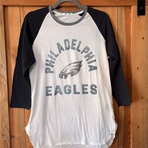 47 Brand Gray and White Raglan Shirt